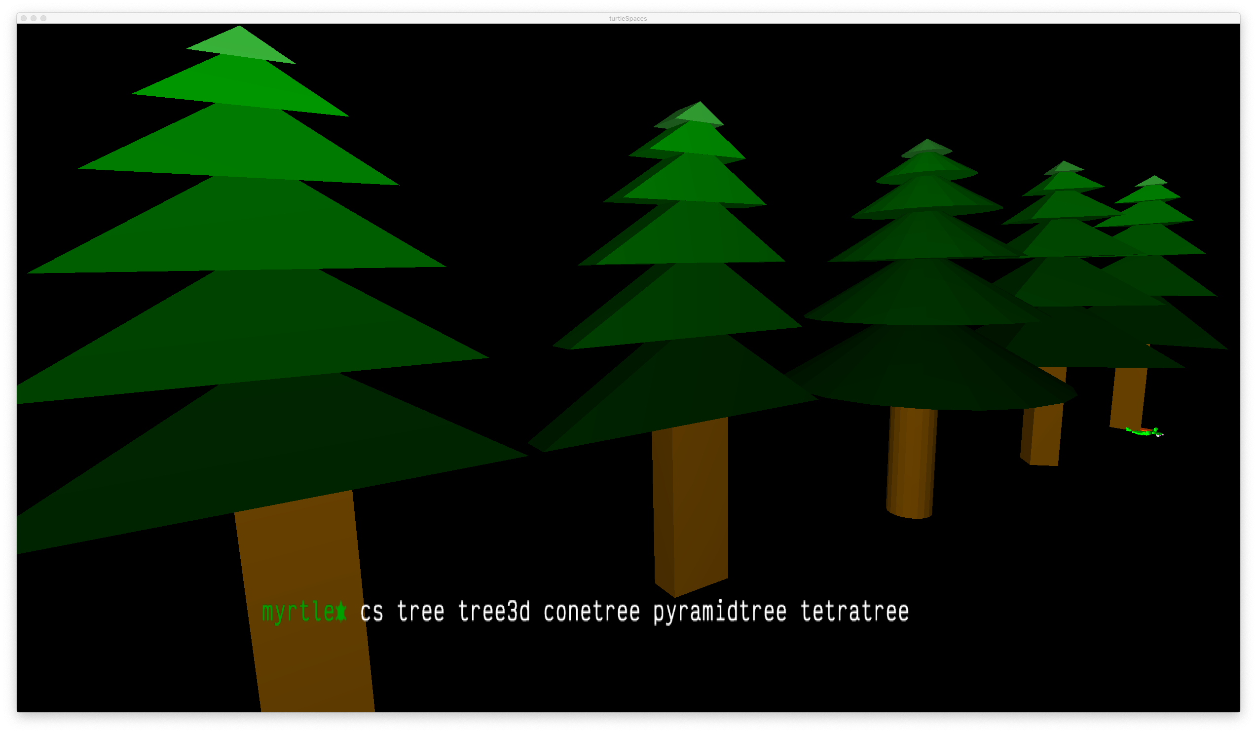 Example: 3D Filled Trees