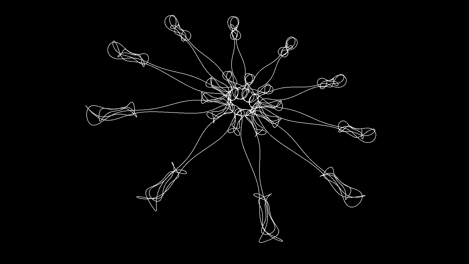 Random Sine Wave Flowers Made With turtleSpaces Logo